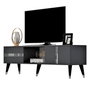 Hanah Home Soporte para TV Vania - Antracita y Plata